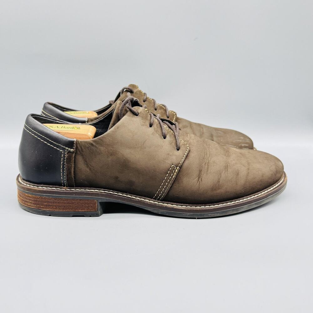 Naot Shoes Mens 10 Brown Nubuck Chief Oxford Lace Up Comfort Slip Resistant